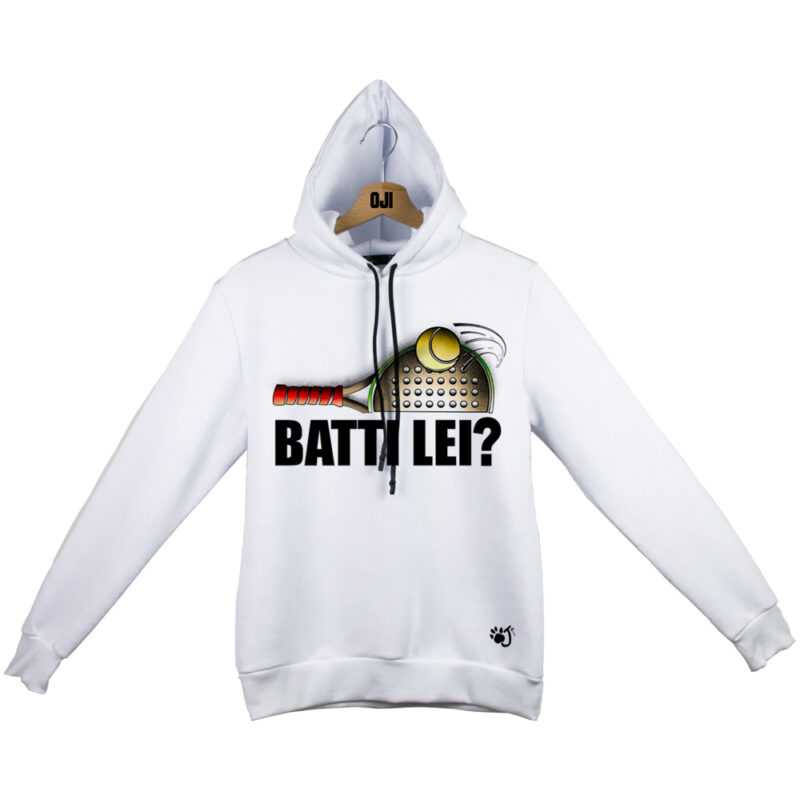 BATTI LEI FELPA ADULTO BIANCO_ BATTI LEI