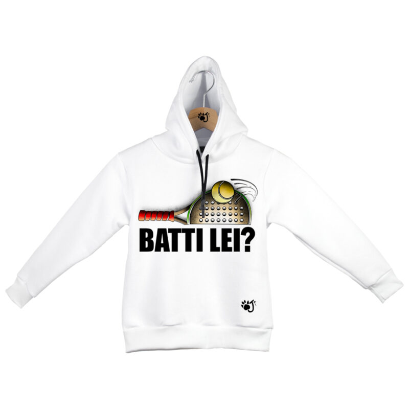 BATTI LEI FELPA B.O BIANCO_ BATTI LEI