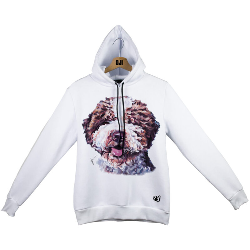 LAGOTTO FELPA ADULTO BIANCO_ LAGOTTO