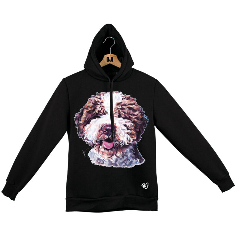 LAGOTTO FELPA ADULTO NERO LAGOTTO