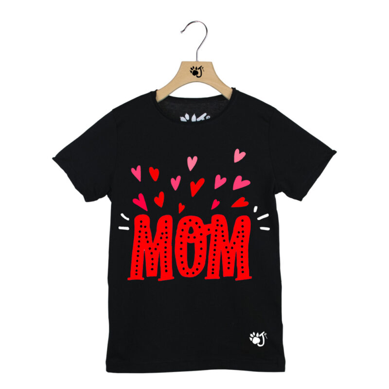 MOM POIS BAMBINO NERO MAMMA A POIS