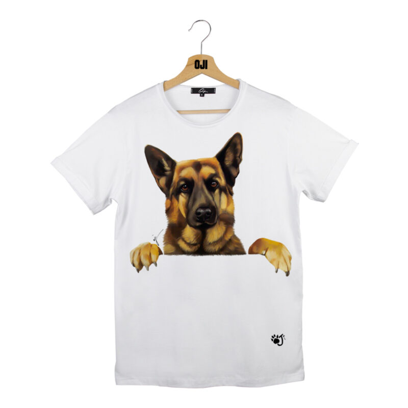 PASTORE TEDESCO UOMO BIANCO PASTORE TEDESCO