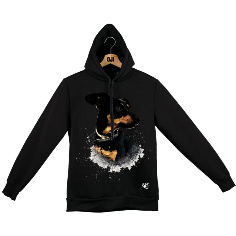 PINCHER FELPA ADULTO NERO PINCHER