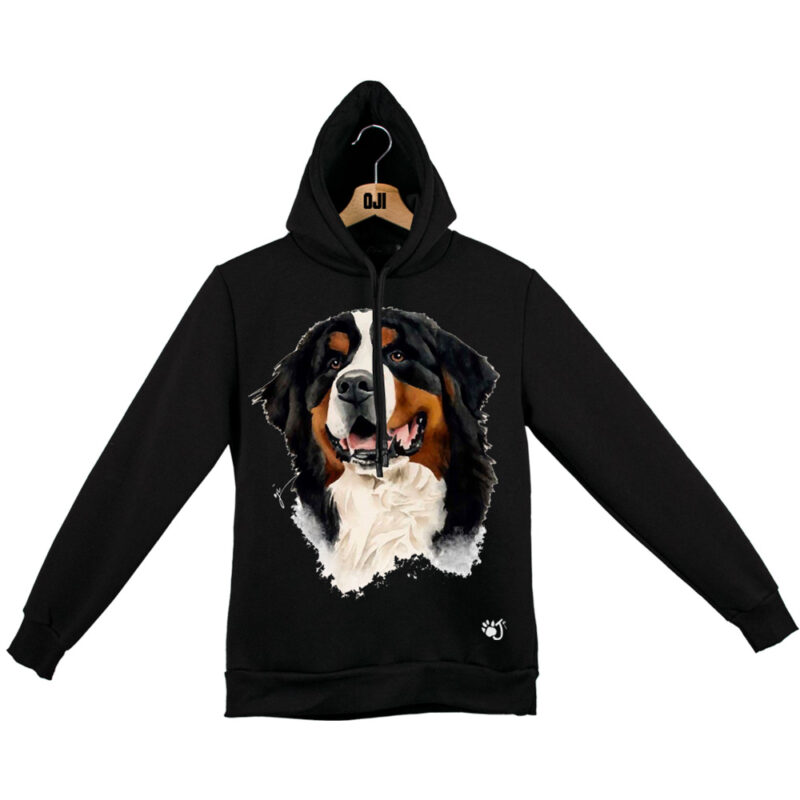 SAN BERNARDO FELPA ADULTO NERO-2 SAN BERNARDO