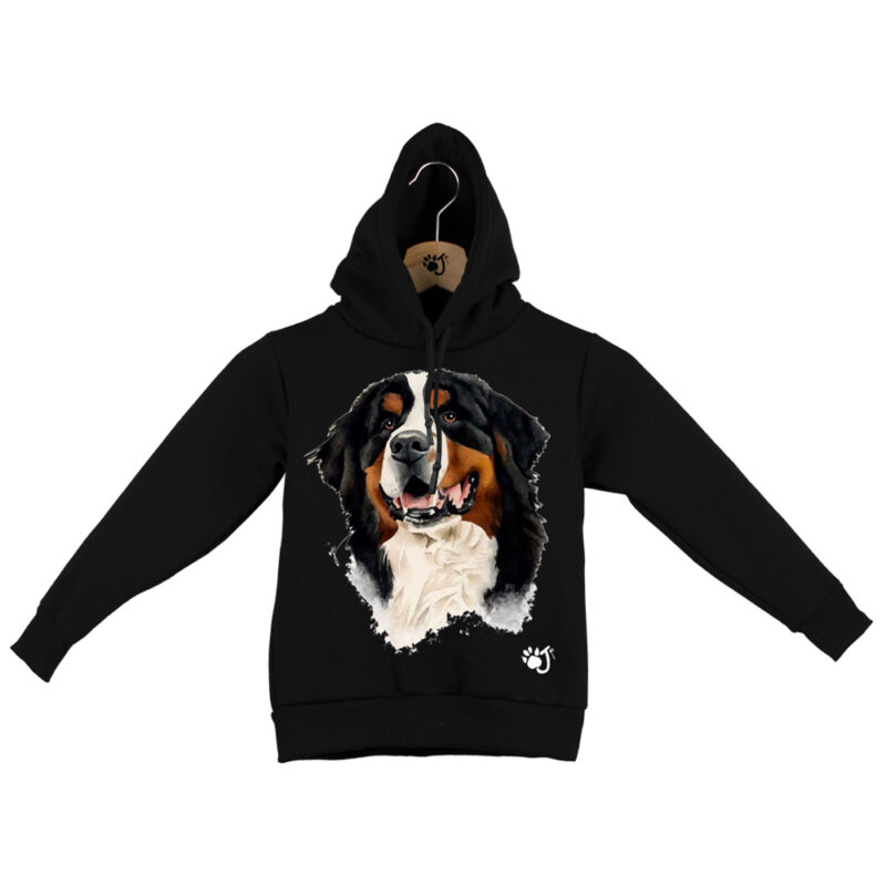 SAN BERNARDO FELPA B.O BIANCO NERO_ SAN BERNARDO