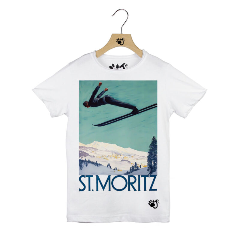 ST. MORITZ POSTER BAMBINO BIANCO ST. MORITZ POSTER