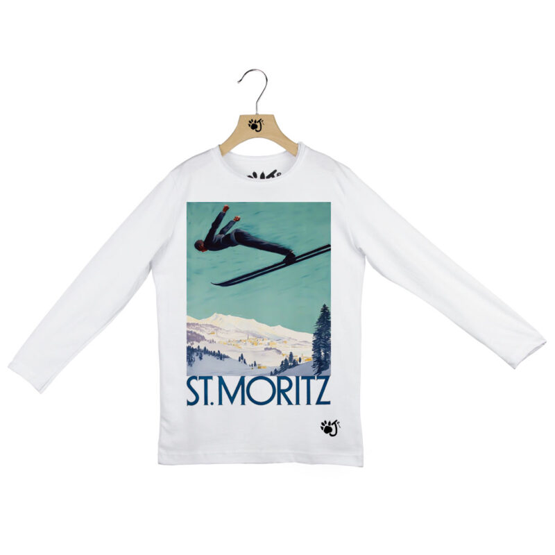 ST. MORITZ POSTER BAMBINO ML BIANCO ST. MORITZ POSTER
