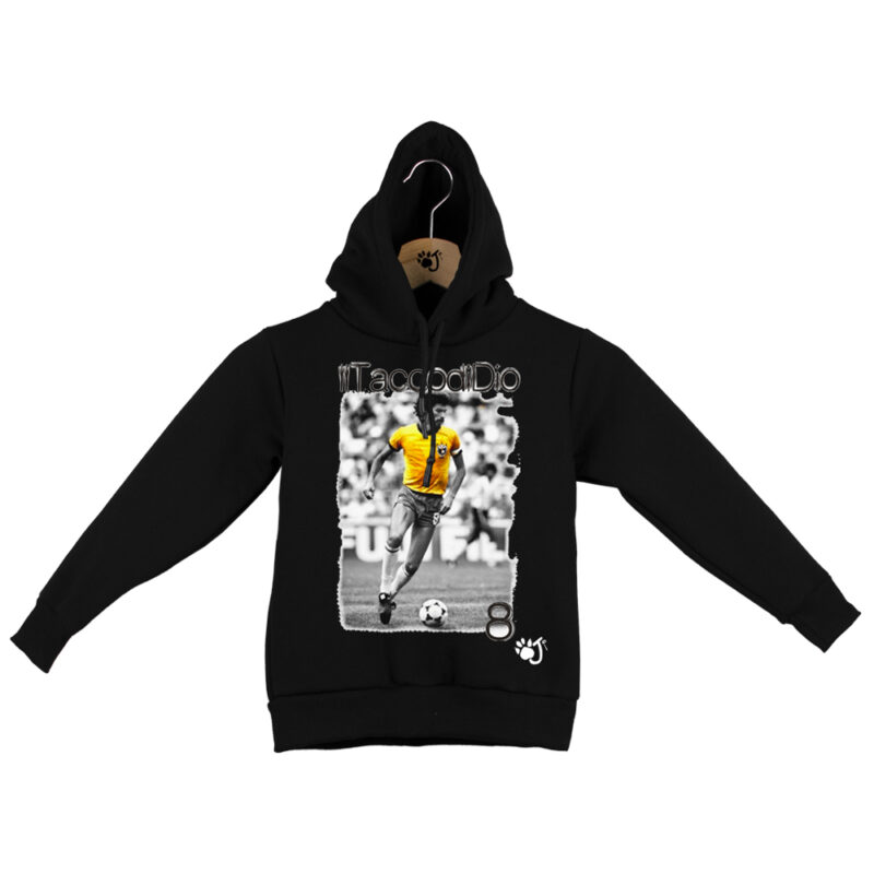 TACCO DI DIO FELPA B.O BIANCO NERO_ TACCO DI DIO