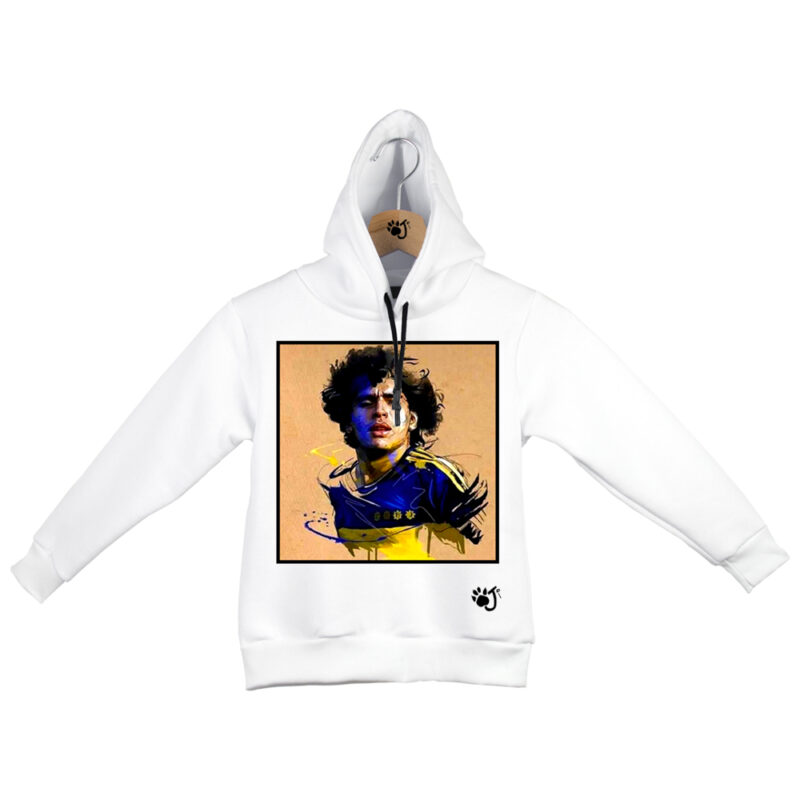 maradona FELPA B.O BIANCO_ MARABOCA