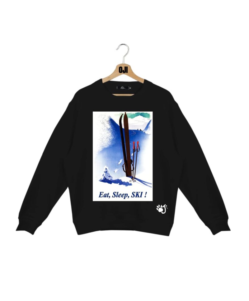 SKI POSTER PARICOLLO UOMO NERO copia SKI POSTER