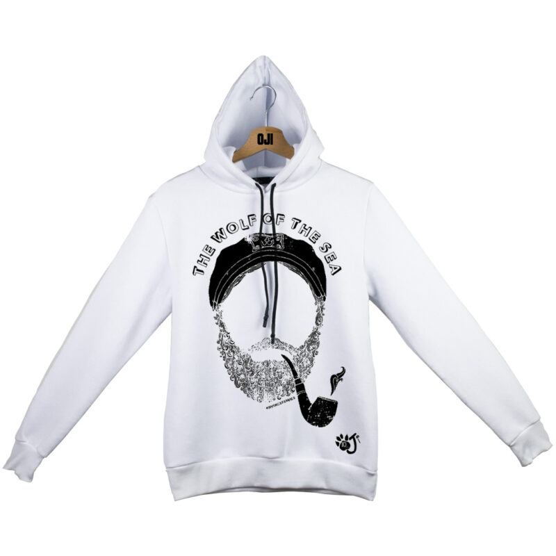 WOLF FELPA ADULTO BIANCO 10 Y_ WOLF